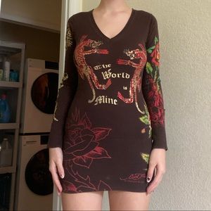 ed hardy dress